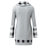 Damen Longshirt Kurzarm Pulovererdamen Bluse Damen Grau Frauen T-Shirt Damen Blusen Top Mit Gummizug Damen Jersey Love - Shirts Und Oberteile NäHen Shirt Oversized Damen Damen Top Oversize T S