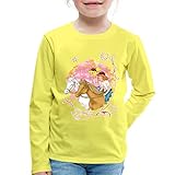 Spreadshirt Bibi Und Tina Wettreiten Im Wald Kinder Premium Langarmshirt, 110-116, Gelb