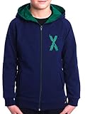 BEZLIT Kinder Jungen Hoodie Kapuzen Pullover Sweatshirt Sweater Sweatjacke Pulli 30237 Navy 128