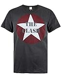 Amplified The Clash-Stern-Logo Charcoal Mens Band T T-S