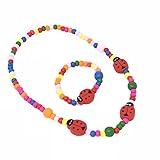 KINDER Marienkäfer Perlen Halskette und Armband Set - PARTY Wundertüten Inhalt, strumpf füllstoffe, geschenke für k