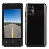 Kudoo Smartphone ohne Vertrag Günstig, Android Dual SIM Handy Entsperrt, 4.5' HD Bildschirm, 512MB RAM + 4GB ROM, 128GB Erweiterbar, Dual-Core CPU, Face ID, WiFi, FM [Energieklasse A+++](Schwarz)