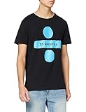 MERCHCODE Herren Ed Sheeran Divide Logo Tee T-Shirt, Black, XXL