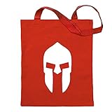 Kiwistar Spartaner Tragetasche Baumwolltasche Stoffbeutel Umhängetasche Langer Henk