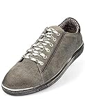 MADDOX Herren Trachten Schuhe Sneaker Siegfried - Stein Grau Nappato Echtleder Gr. 43