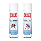 BALLISTOL Stichfrei 2 Dosen 500 ml Spray Mückenspray Insektenspray 26820