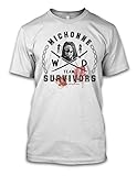 net-shirts TWD Team Survivors - Michonne T-Shirt, Größe XXL, Weiß