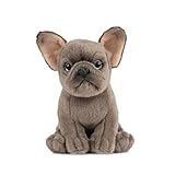 Living Nature Soft Toy - Stofftier Französische Bulldogge Welpe (16cm)