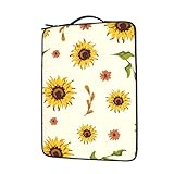 MBNGGAB Sunflower Laptop Tasche 13 Zoll Laptop Hülle Wasserdicht Tragbar Laptop Männlich und Weib