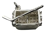 Morlock Silberanhänger Eishockeytor in 925er Sterling-Silb