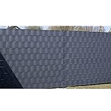 YAYADU-Storage Basket Sichtschutz Zaunpaneele PVC Sichtschutzstreifen Sichtschutzfolie Sichtschutzstreifen Doppelstabmatte Zaunfolie Für Gartenzaun, Balkon (Farbe : Black, Größe : 0.19x35m)