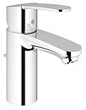 Grohe 33561002 Eurostyle Cosmopolitan, Badarmatur - Einhand-Waschtischbatterie, NIEDERDRUCK für offene Warmwasserbereiter, chrom, S