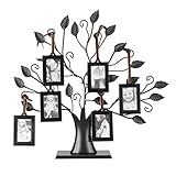 Yosoo Health Gear Familie Phot Baum, Tree Photo Frame hängenden Bilderrahmen, Modischer Familienfotorahmen-Display-Baum mit hängenden Bilderrahmen Wohnkultur(S-6 Bilderrahmen mit 6,4 * 4,6cm)