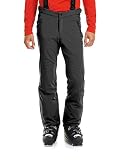MAIER SPORTS Herren Softshell Skihose Lothar,Schwarz,52