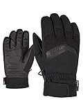Ziener Jungen LABINO AS(R) glove junior Ski-handschuhe/Wintersport | Wasserdicht, Atmungsaktiv, black, 3,5