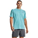 Under Armour Herren Tech 2.0 Shortsleeve atmungsaktives Sportshirt, Blau (Cosmos / Black), L