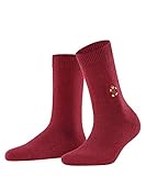 FALKE Damen Cosy Wool Gingerbread W SO Socken, Rot (Scarlet 8228), 39-42 (UK 5.5-8 Ι US 8-10.5)