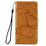 für Xiaomi Poco X3 NFC/Poco X3 Hülle, Handyhülle Xiaomi Poco X3 NFC Flip Case Cover PU Lederhülle Schutzhülle Magnetverschluss Ledertasche mit Stander Function Brieftasche Tasche Tanzendes M