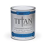 Littlefair's Titan-Decklack auf Wasserbasis, universelle Produktreihe – wasserdichte Satinbeschichtung für den Innen- und Außenbereich (1 l)