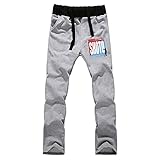 CUUXBO Sportbekleidung Jogginghose Herren Sporthose Herren Lang Schwarz Grau Teen Junge Hosen Herren Jogginghos Damen Jogginganzug Herren Anime Hose My Hero Academia 2XL