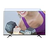 43/50/55/65 Zoll TV Displayschutzfolie Anti-Glare/Anti-Blaulicht/Anti-Kratzfolie für TCL/Samsung/Toshiba/Sony/LG/Hisense, 75 Zoll 1645 * 930