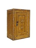 Antike Fundgrube Hängeschrank antik um 1900 aus Massivholz | Wandschrank Apothekerschrank Schlüsselkasten | B: 33 cm (10330)