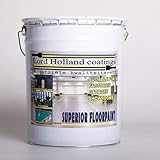 LORD HOLLAND COATINGS 10 Liter Ultra Polyurethan drinnen draußen bodenfarbe balkon bodenbelag betonfarbe außen bodenbeschichtung Betongarage Fabrikböden(Grünes Blatt-Ral 6002)