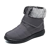 BEIAKE Damen Wasserdicht Schneestiefel Super Warm Winterschuhe Schneestiefel Outdoor Männliche Wanderschuhe Arbeitsschuhe G