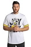 JP 1880 Herren große Größen Übergrößen Menswear L-8XL Jay-PI Football-Trikot, Halbarm schneeweiß L 782591200-L