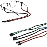 umorismo 4 Stück Brillenband Bunt Sport Brillenschnur Unisex Brillenkette Einstellbar Brillenkordel für Sonnenbrillen Lesebrillen - Sunglasses Sports Rop