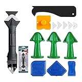 Gyj&mmm Fliesenspalt-Reinigungswerkzeuge, Dichtungswerkzeug-Kit Fugenversiegelung Fliesennähen Schönheitsschaber Sealer Glättende Finishing-T