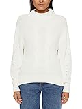 ESPRIT Musterstrick-Pullover aus Organic C