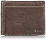 Fossil Herren Quinn Leder Bifold Geldbörse 10 cm L x 1,5 cm B x 7 cm H