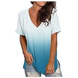 Damen Longshirt Kurzarm Pulovererdamen Bluse Damen Grau Frauen T-Shirt Damen Blusen Top Mit Gummizug Damen Jersey Love - Shirts Und Oberteile NäHen Shirt Oversized Damen Damen Top Oversize T S