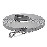 Toozey Schleppleine für Hunde, 3m / 5m / 7m / 10m / 15m / 20m Schleppleine mit Handschlaufe und Netztasche, Wasserdicht Trainingsleine für Große bis Kleine Hunde, Robuste H