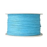 Interflowers GmbH Verschiedene Papierdraht Angebote in Allen Längen und Farben zum basteln Floristik Bastelschnur Papierdraht Reißfest Bindedraht Basteldraht Juteschnur (Spule, Türkis)