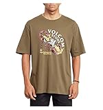 Volcom - Scorps RLX Ss - Tee Männer - Braun - M