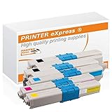 Printer-eXpress Toner 5er Set für Oki C301 C301DN C321 C321DN MC332 MC332DN MC342 MC342DN MC342DNW Druck