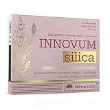 INNOVUM SILICA | Zusammen schöne Haarhaut und Nagelergänzung | Kollagen | L-Cystein | L-Methionin | Vitamine und Mineralien (30 Kapseln)