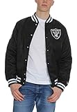 New Era NFL Team Wordmark Bomber Herren Oakland Raiders Schwarz, Größe:L
