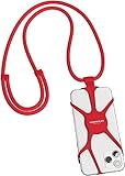 VONMÄHLEN - Infinity Handykette Universal zum Umhängen - Kompatibel mit jedem Handy und Smartphone - Silikon Hülle mit Handyband - Design Schoner aus Silikon - Handy-Umhängeband aus Nylon (Blau)