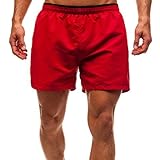 Herren Sexy Badeanzug, Troncs, Badeanzug, Basic Long Beach Surf Splitted Swim Boxer Badeshorts Gr. 48,