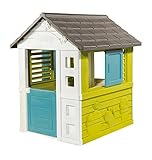 Smoby Toys 810723 Smoby Spielhaus Pretty Haus, Grün, Grau, Weiß