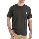 Carhartt Herren Workwear Pocket Short-Sleeve T-Shirt, Peat, M