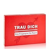 Kulinu TRAU Dich - Das Fragespiel für Paare mit tiefgründigen Fragen für eure Beziehung - Spiel Paar Partner Geschenke Jahrestag - Geschenk für ihn sie Freund Freundin als Liebesbew