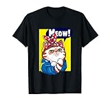 Frauen Feminismus Power - Lustige Meow! Katze T-S