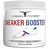 Sneaker Reiniger | Schuhdeodorant | Schuhcreme farblos | Schuh-Pflege & Schuh-Reinigung | Sneaker Cleaner & Refresher & Schuh Wachs EINZELN & ALS SPARSET | URBAN Forest (250ml Sneaker Booster)