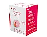 NUPO Diet Shake Erdbeere – Premium Diät-Shake zum Abnehmen I Kompletter Mahlzeitersatz zum Abnehmen I 12 Portionen I Very low calorie diet, glutenfrei, GMO