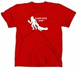 #2 Game Over Hochzeit Fun T-Shirt, rot, L