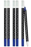 Vorteils-Pack Tintenlöscher von Online | 6x Tintenkiller zum Löschen und Überschreiben | Design Black Style | Entfernung und Korrektur blauer Tinte | Schreibfarbe b